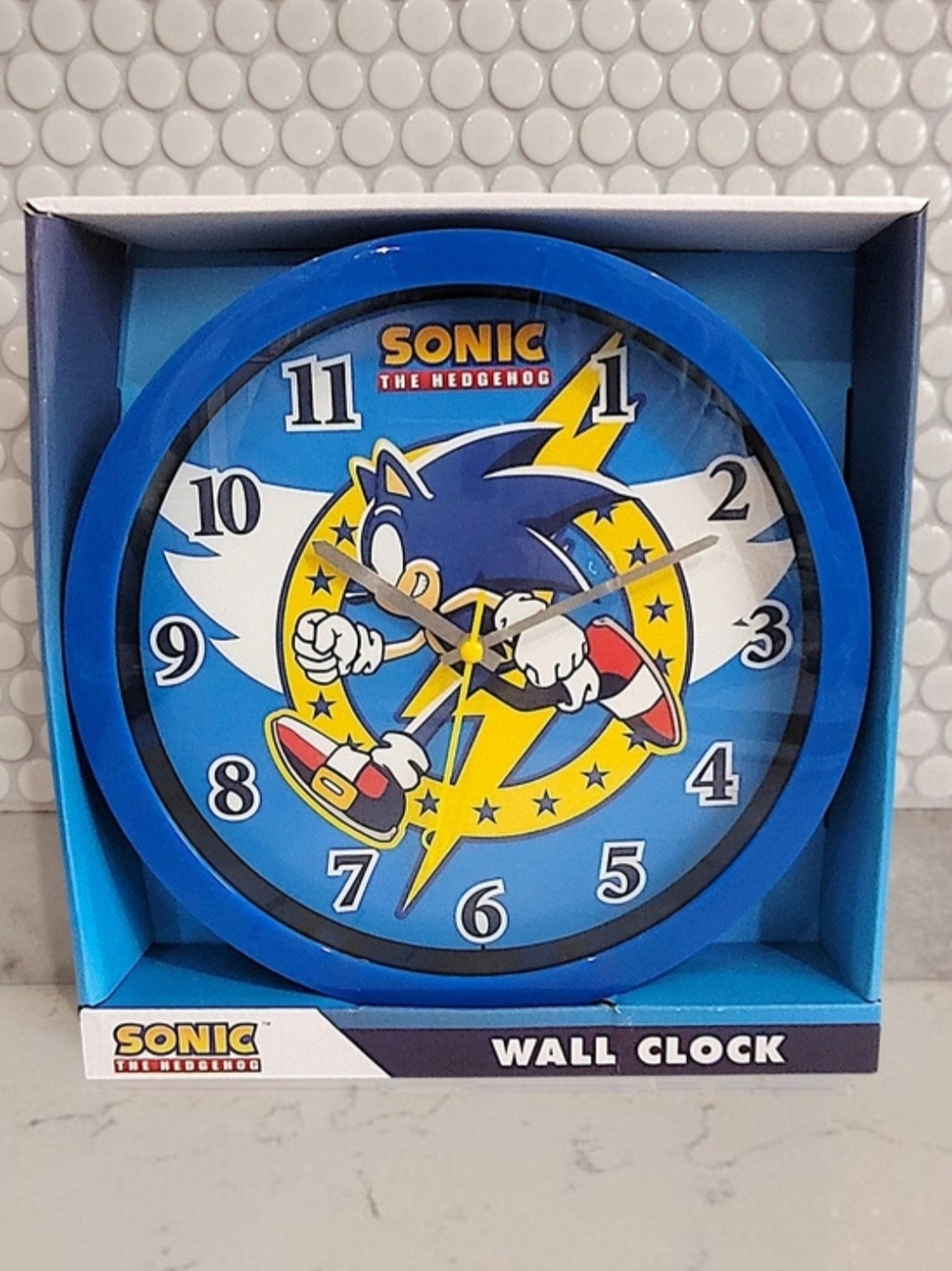 Sonic the Hedgehog Blue Wall Clock — Licensed Character Clock